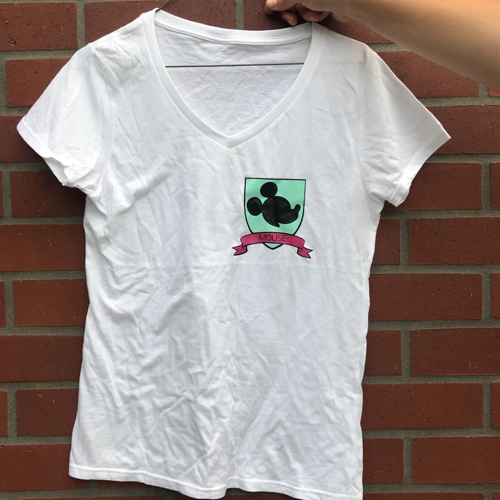 canvas tee mickey mouse inspired